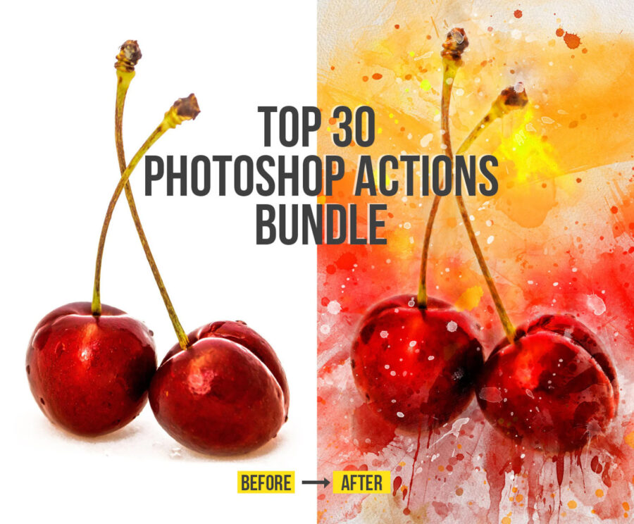 Top 30 Photoshop Action Bundle
