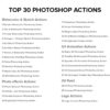Top 30 Photoshop Action Bundle