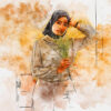 Pen & watercolor Photoshop action