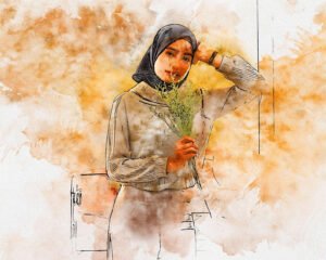 Pen & watercolor Photoshop action