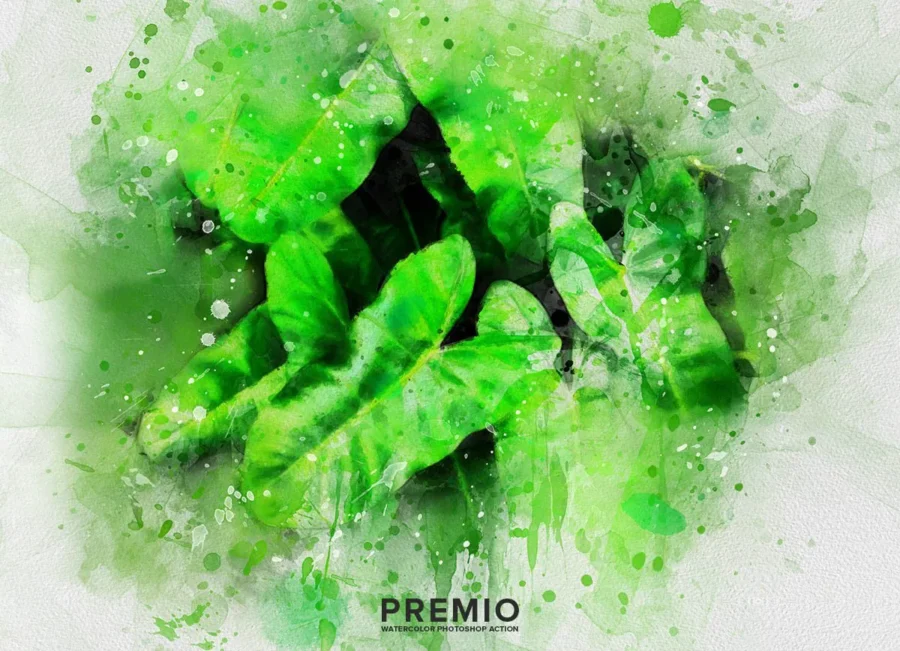 Premio Watercolor Photoshop Action