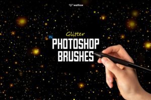 Free Glitter Photoshop Brushes