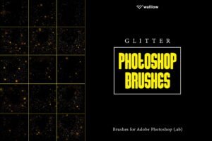 Free Glitter Photoshop Brushes