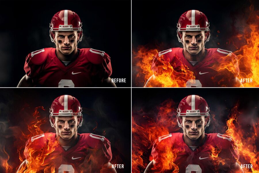 Free 5 Realistic Fire overlays