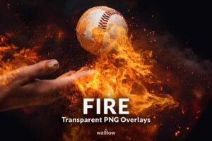 FREE 4 fire overlays_Transparent PNG