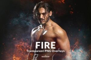 FREE 4 fire overlays_Transparent PNG