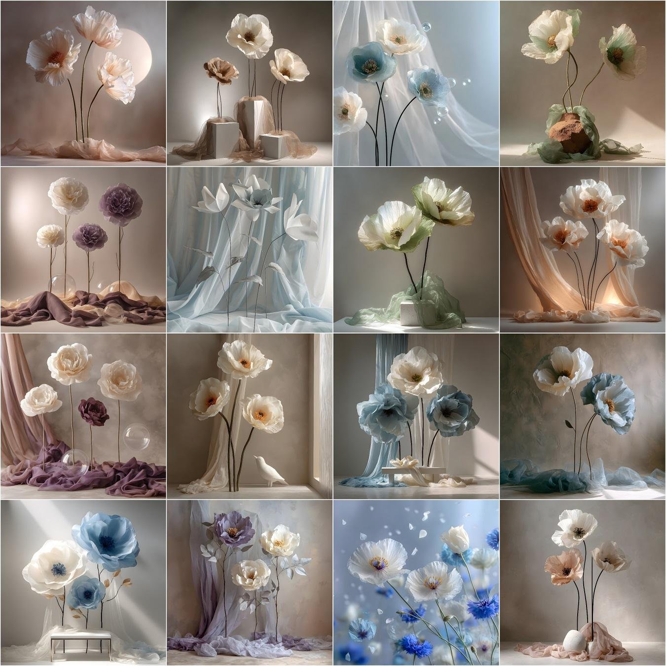 70 floral digital backdrops bundle featuring elegant maternity photography backgrounds, fine art textures, soft flower studio backdrops, and Photoshop overlays for portrait, newborn, and creative photo editing, available as instant digital download.