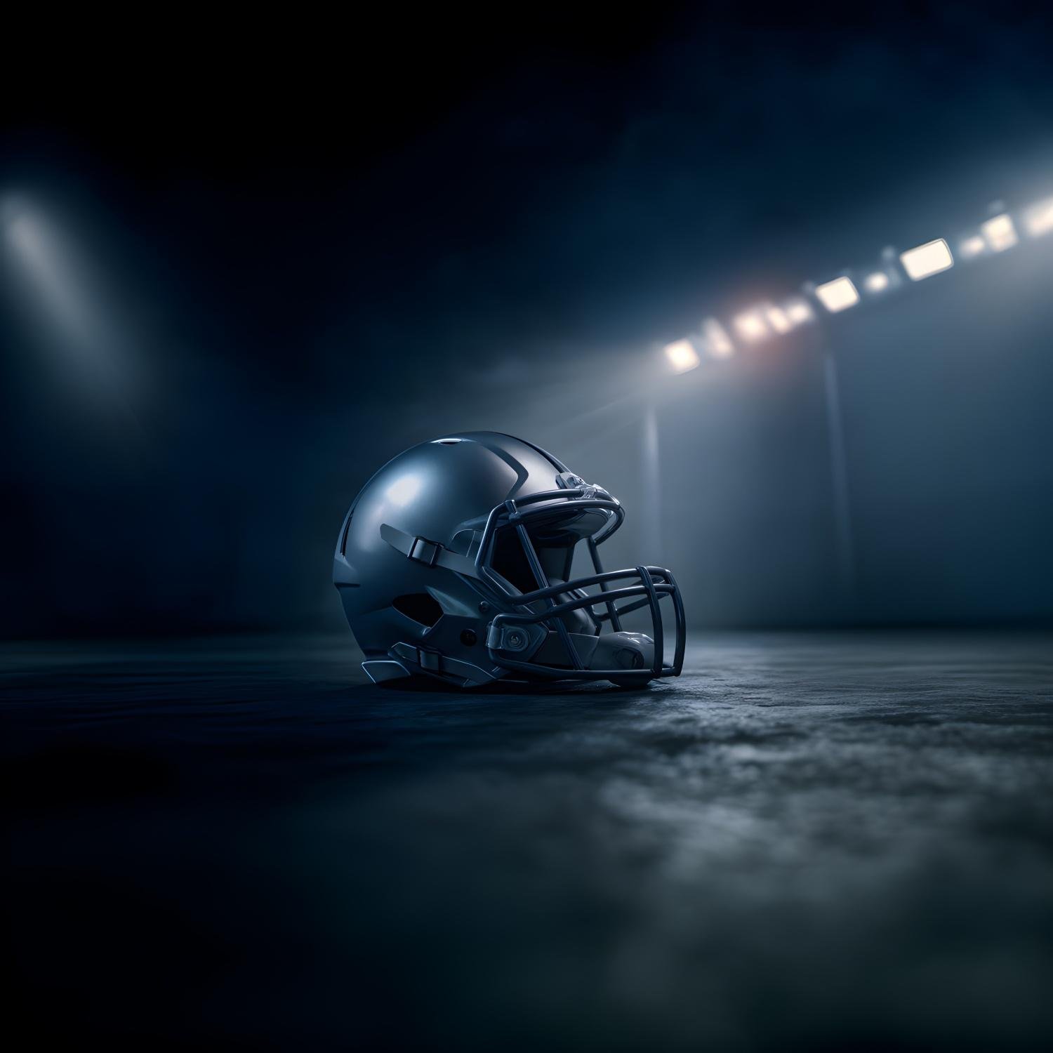 Free American football digital backdrop set featuring 9 high-quality sports backgrounds, including dramatic stadium lights, empty football fields, close-up textured footballs, and realistic helmets. Perfect for sports photography, portraits, poster design, digital artwork, and photo editing with cinematic lighting, depth of field, and epic atmosphere.