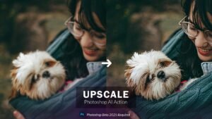 Upscale – Photoshop AI Action (Free Download)
