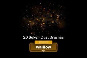 Bokeh Dust Photoshop Brushes | Glitter & Light Dust Effects for Professional Photography | Wedding, Portrait Photography | Bokeh Brushes