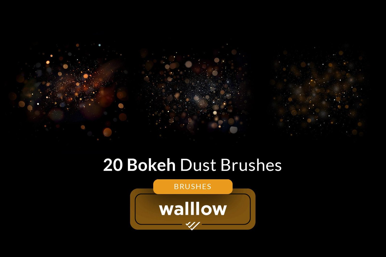 Bokeh Dust Photoshop Brushes | Glitter & Light Dust Effects for Professional Photography | Wedding, Portrait Photography | Bokeh Brushes