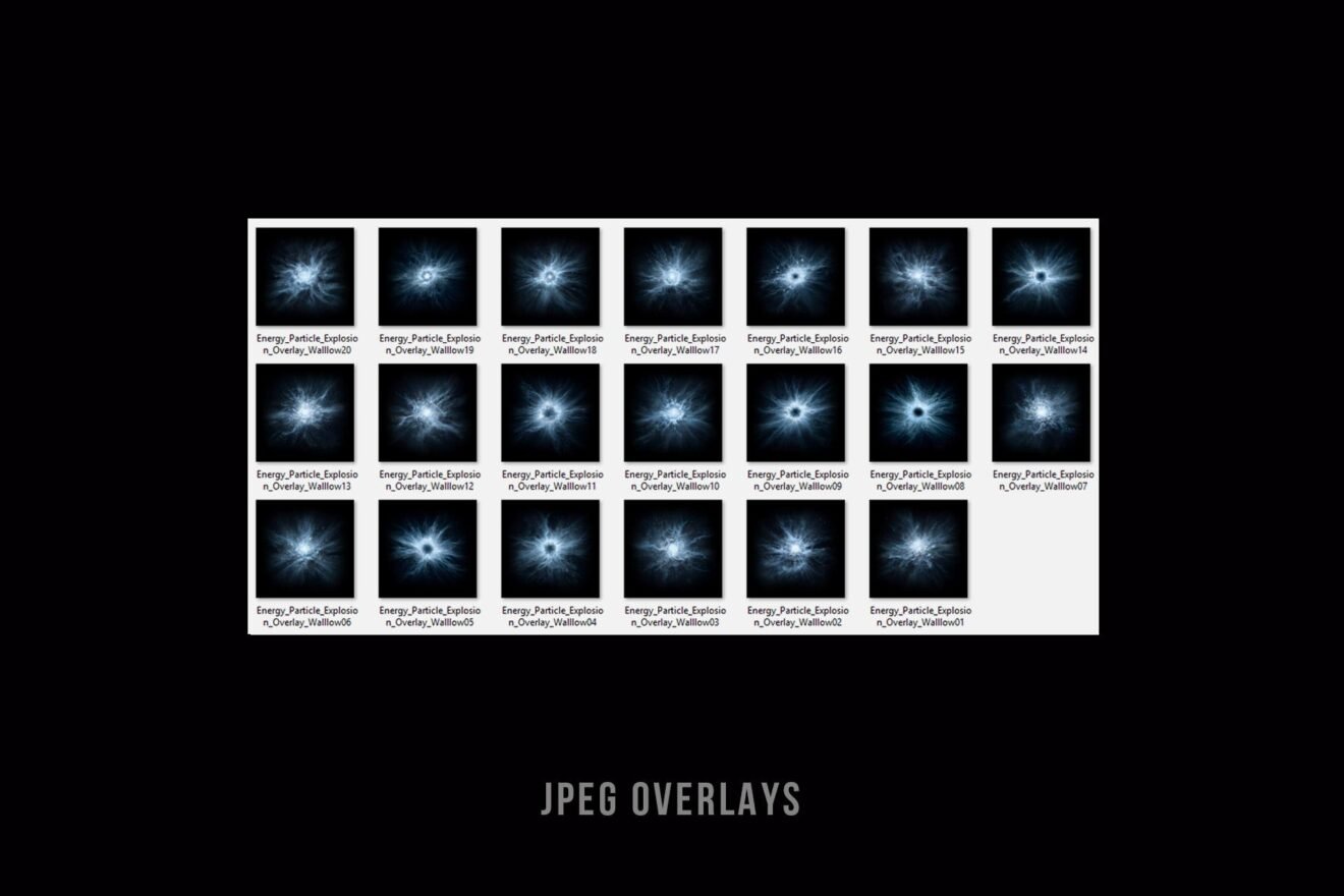 Particles For Edit Energy Particle Explosion Overlay PNG Bundle (20 Files) | Fire Sparks ...