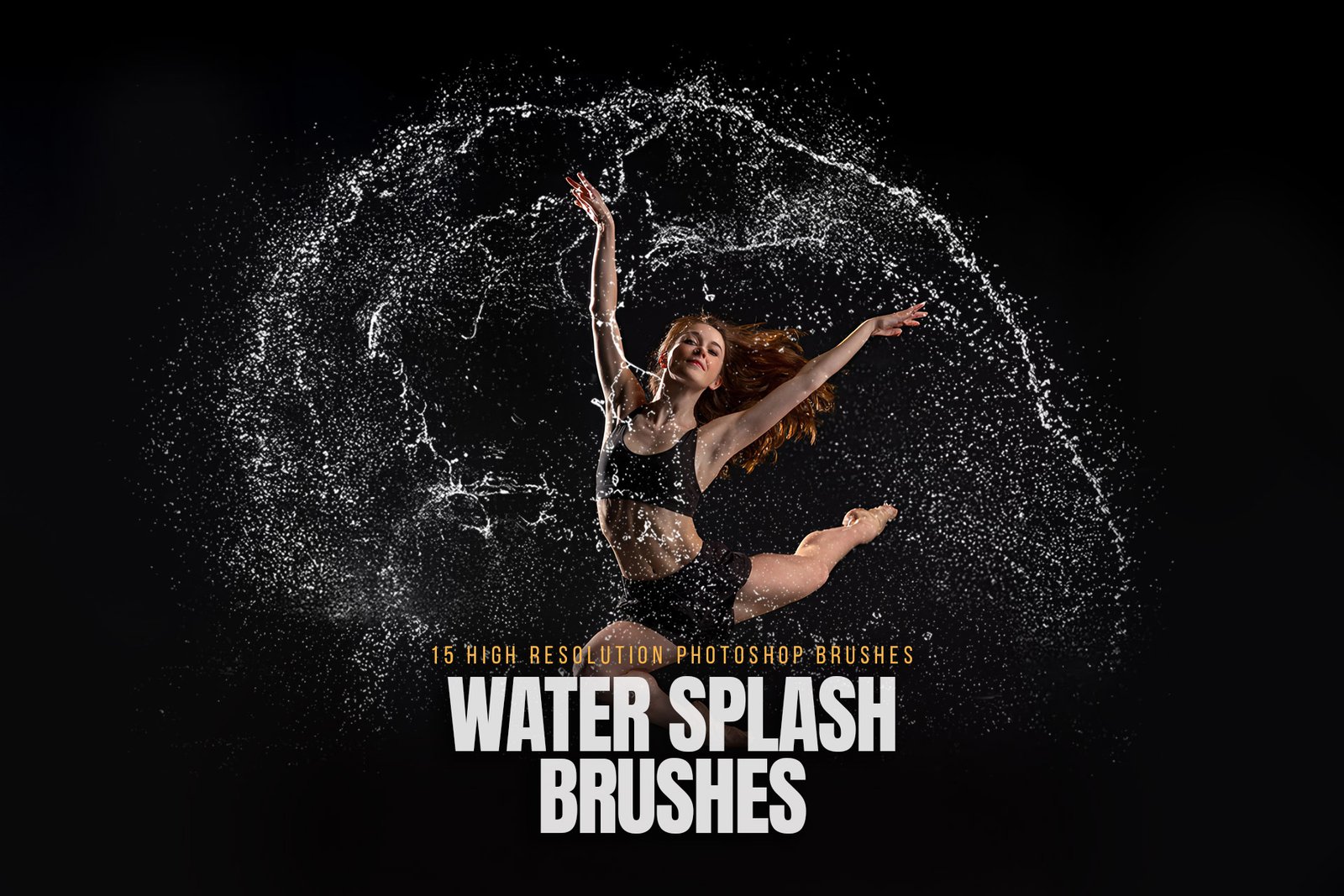 water splash photoshop brushes