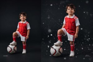 Realistic Snow burst Photoshop brushes