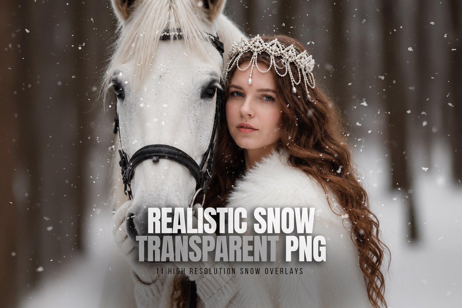Realistic Snow Burst Overlays