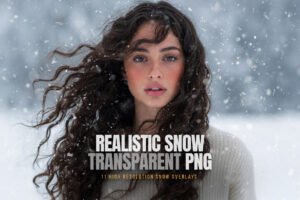 Realistic Snow Burst Overlays