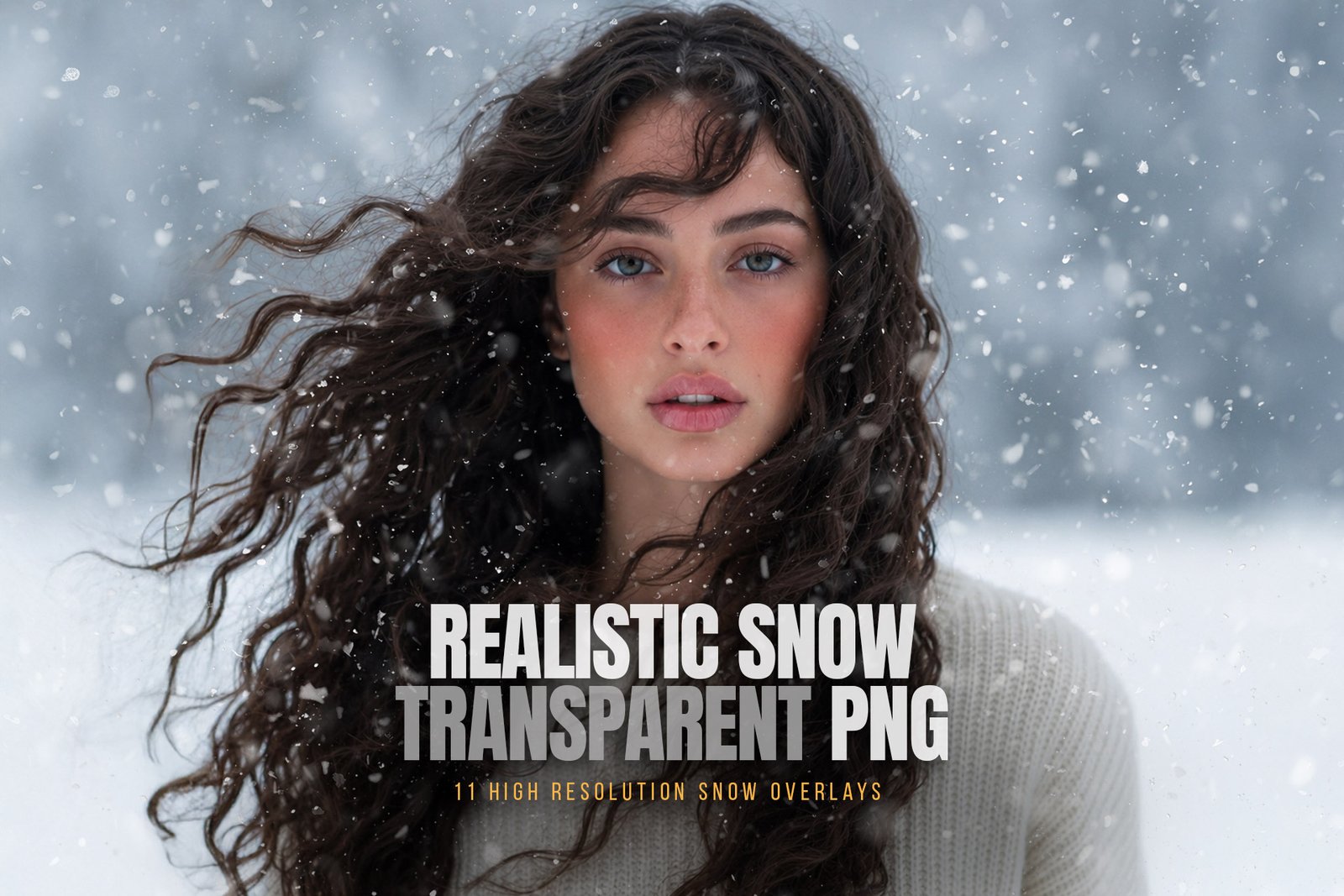 Realistic Snow Burst Overlays
