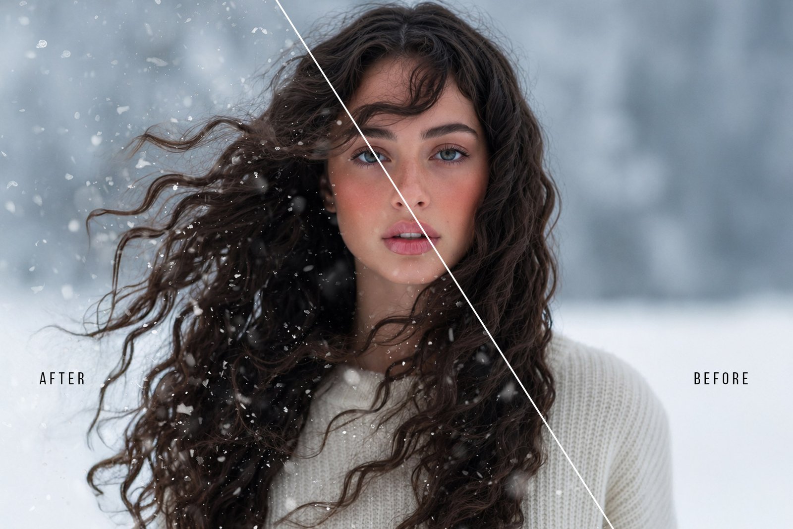 Realistic Snow Burst Overlays