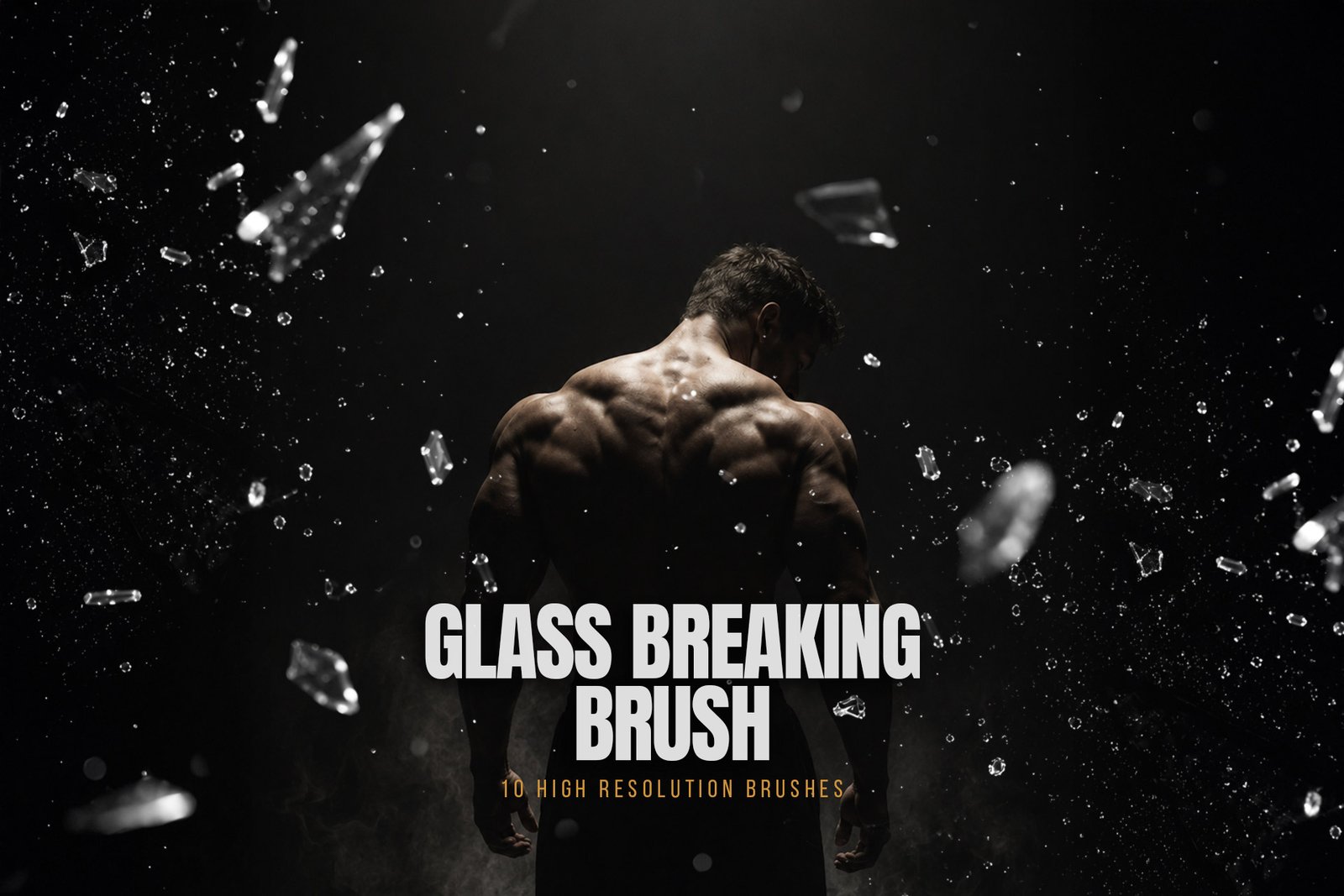 Glass breaking Photoshop brushes_Walllow