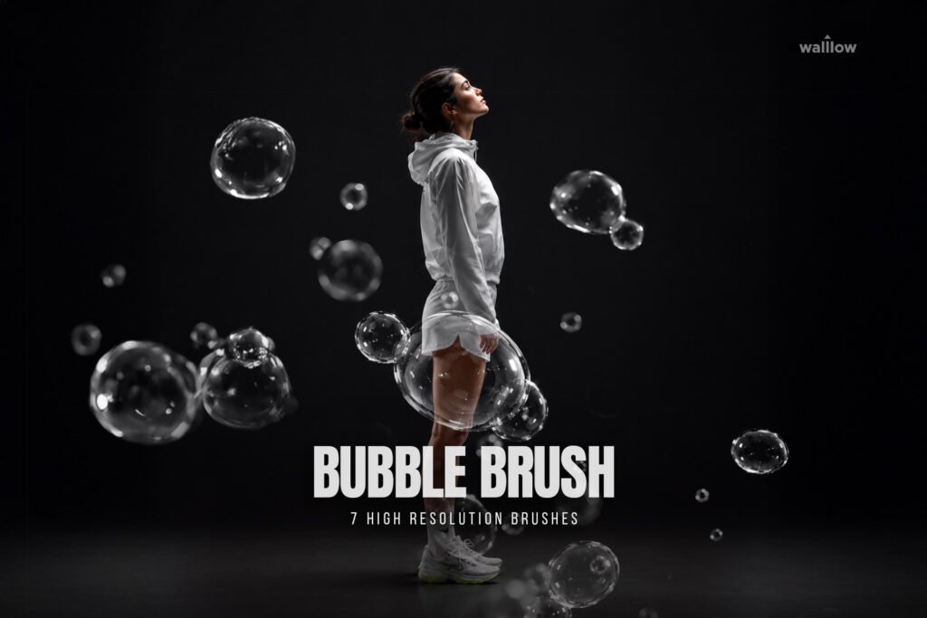 Realistic Bubble Photoshop Brushes – Free High-Resolution Bubble Effects