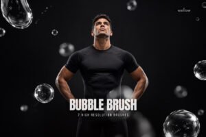 Realistic Bubble Photoshop Brushes – Free High-Resolution Bubble Effects