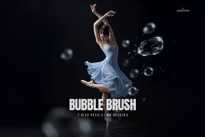 Realistic Bubble Photoshop Brushes – Free High-Resolution Bubble Effects