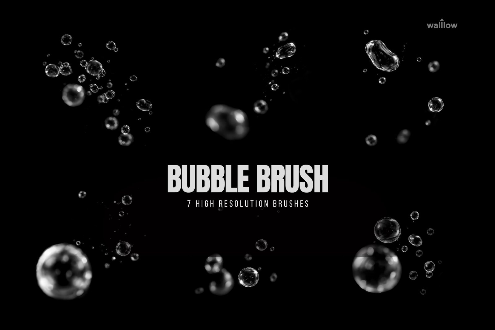Realistic Bubble Photoshop Brushes – Free High-Resolution Bubble Effects