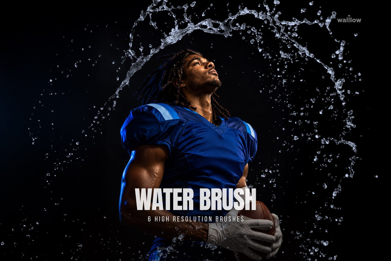 Free Water Splash Brushes – 6 High-Resolution Photoshop Brushes
